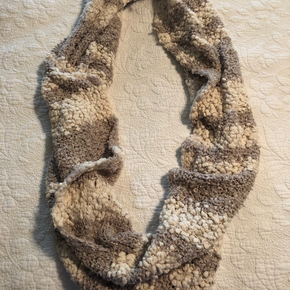 Large cozy infinity scarf